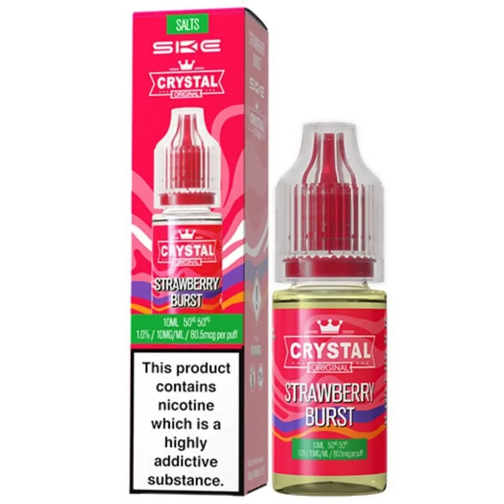 Strawberry Burst Nic Salt E-Liquid Original Series by SKE Crystal (10ml)