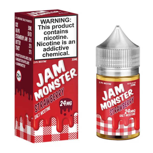 Strawberry by Jam Monster Salt Series 30mL