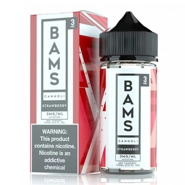 Strawberry Cannoli E-Liquid by Bam's Cannoli - (100mL)