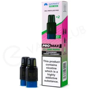 Strawberry Cherry Cranberry Hayati Pro Max S1 Refill Pod