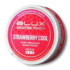 Strawberry Cool ELUX Nicotine Pouches (20pouches/box) 10mg