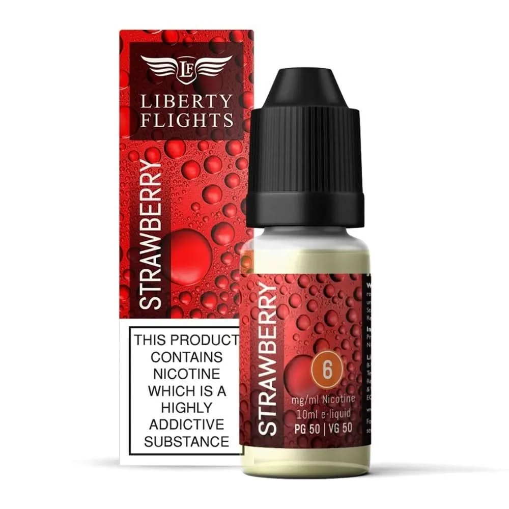 Strawberry E-Liquid by Liberty Flights (10ml)