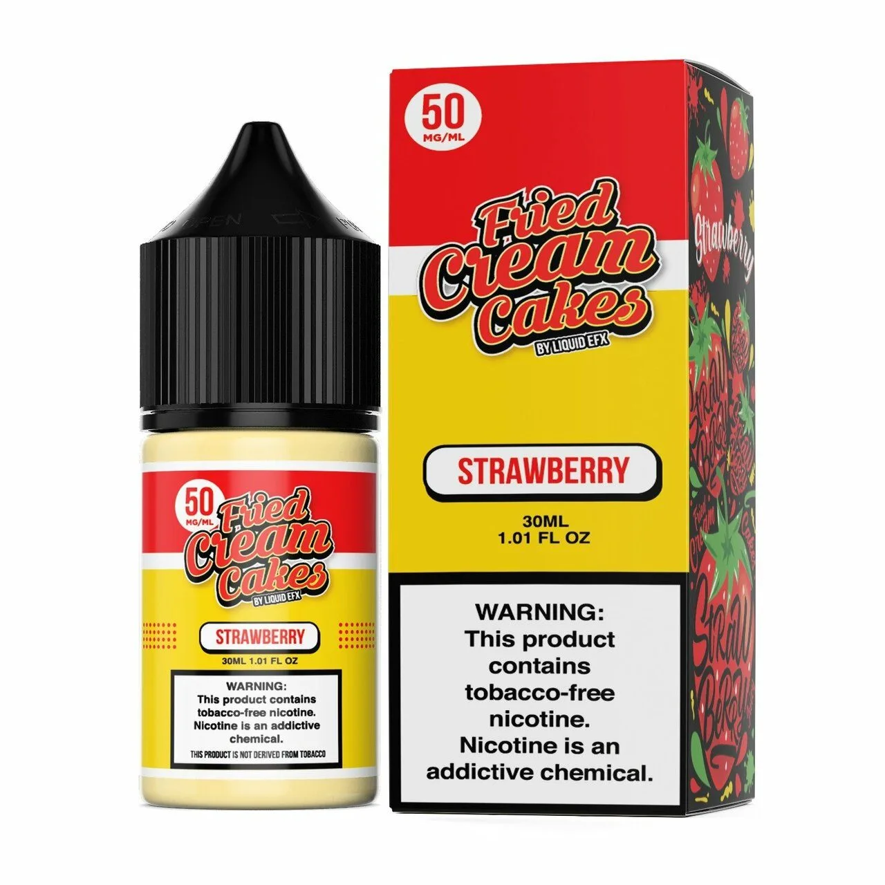 Strawberry Fried Cream Cakes SALTS by Liquid EFX Salts 30mL