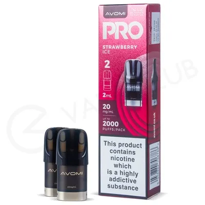 Strawberry Ice Avomi Pro Prefilled Pods