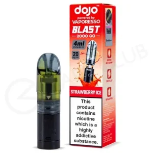 Strawberry Ice Dojo Blast 2000 Go Refill Pod