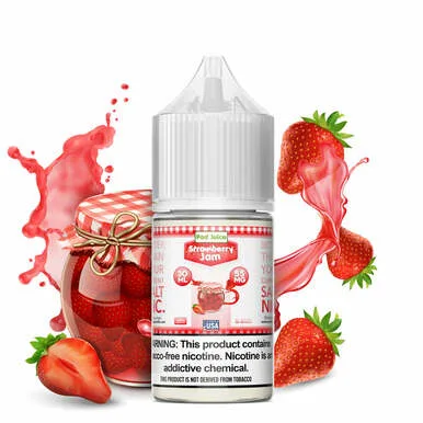 Strawberry Jam by Pod Juice Salts Series 30mL