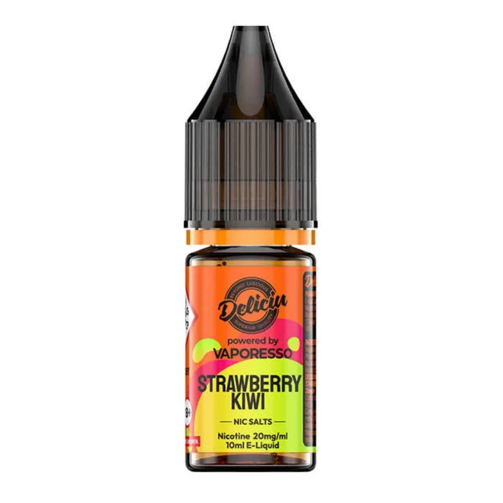 Strawberry Kiwi Nic Salt E-Liquid by Deliciu (10ml)