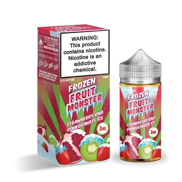 Strawberry Kiwi Pomegranate Ice By Frozen Fruit Monster Series 100mL