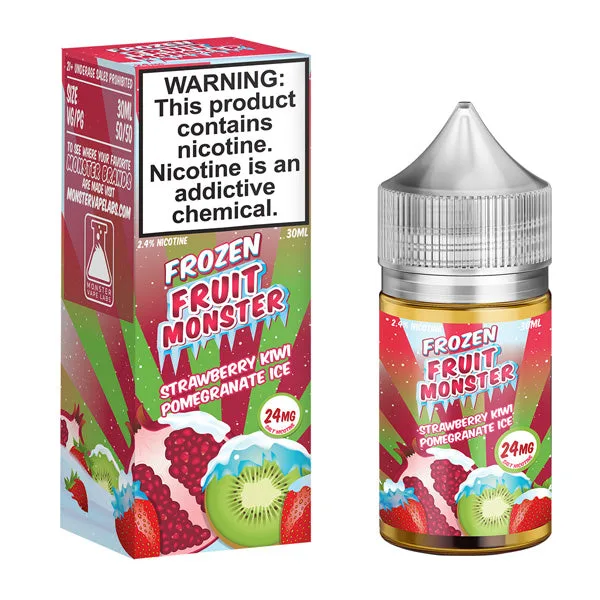 Strawberry Kiwi Pomegranate Ice Frozen Fruit Monster Salts 30mL