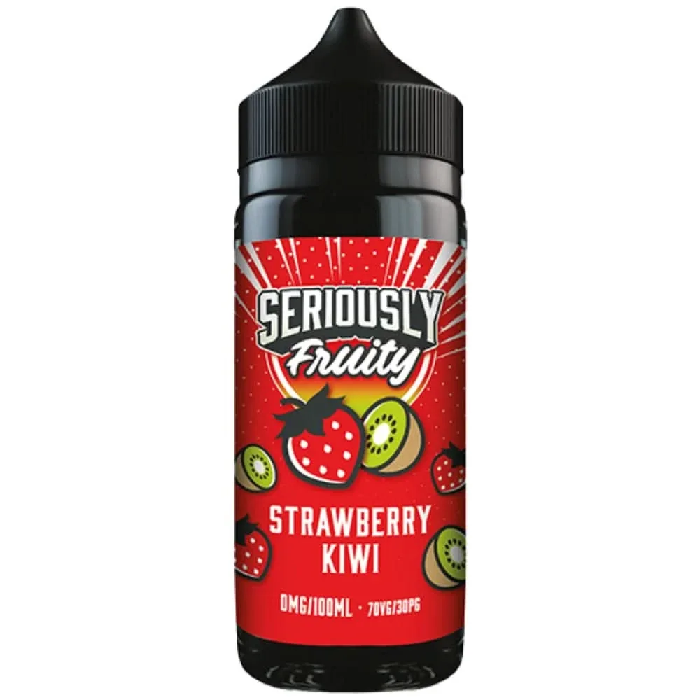 Strawberry Kiwi Shortfill E-Liquid Seriously Fruity Series by Doozy Vape Co (100ml)