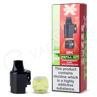 Strawberry Kiwi Watermelon Titan X Refill Pack