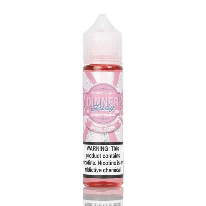Strawberry Macaroon by Dinner Lady TFN Series 60mL
