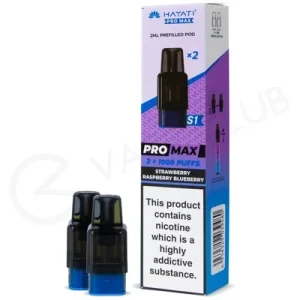 Strawberry Raspberry Blueberry Hayati Pro Max S1 Refill Pod