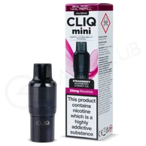 Strawberry Raspberry Cherry Ice Avomi Cliq Mini Refill Pod