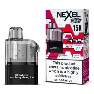 Strawberry Raspberry Cherry Ice Nexel Thunder 15K Refill Pack