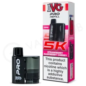 Strawberry Raspberry Cherry IVG Pro 5K Refill Pod