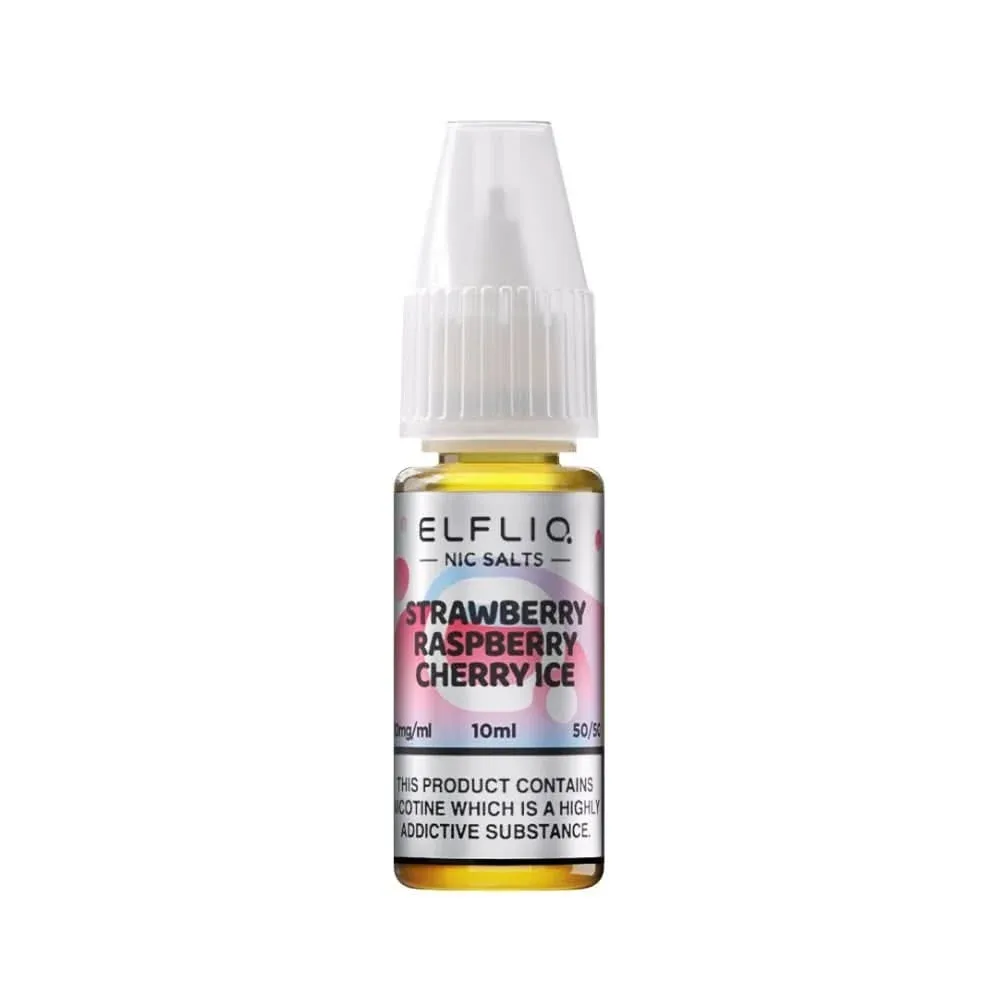 Strawberry Raspberry Cherry Nic Salt E-Liquid by Elf Bar Elfliq (10ml) - Image 2