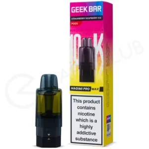 Strawberry Raspberry Ice Geek Bar Hagimi Pro Max Refill Pod