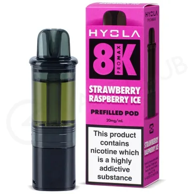 Strawberry Raspberry Ice Hyola Pro Max 8000 Refill Pack - Image 2