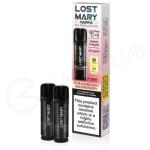 Strawberry Raspberry Lost Mary Tappo Prefilled Pod