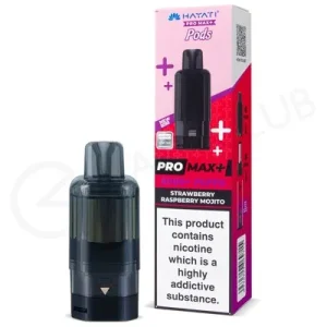 Strawberry Raspberry Mojito Hayati Pro Max Plus Refill Pod