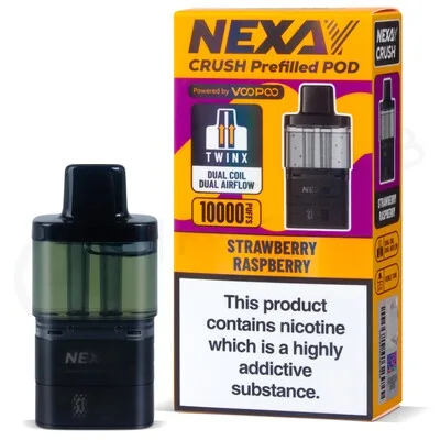 Strawberry Raspberry Nexay Crush 10K Refill Pod