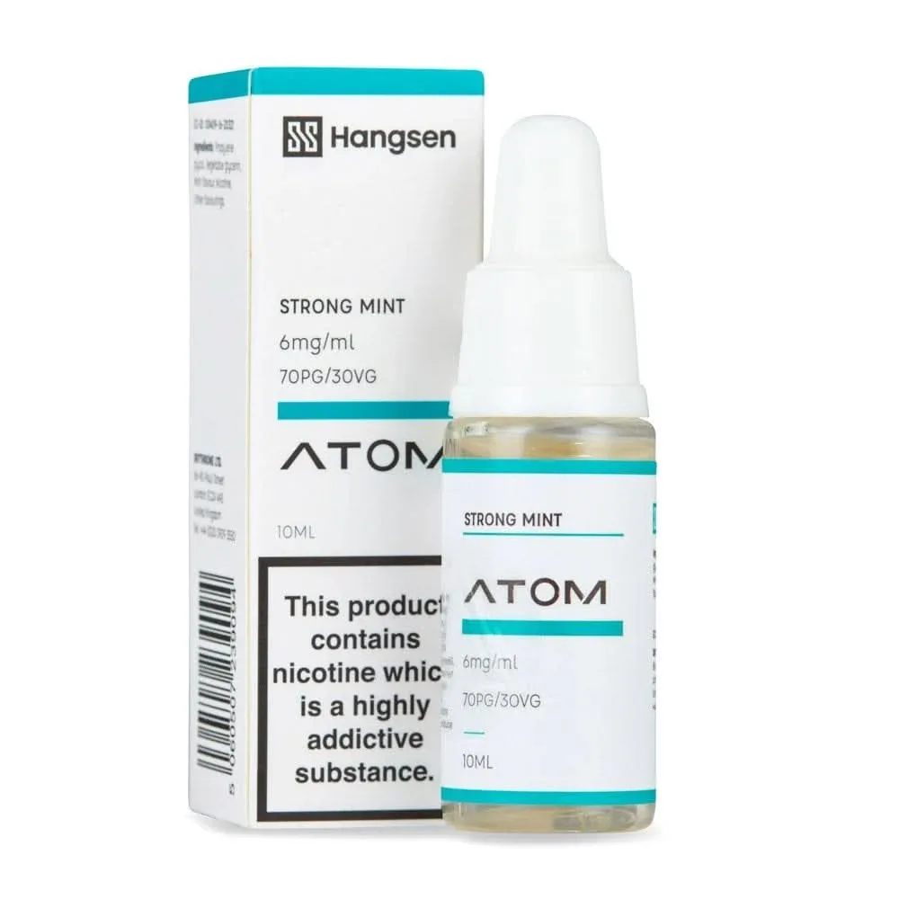 Strong Mint E-Liquid Atom Series by Hangsen (10ml)