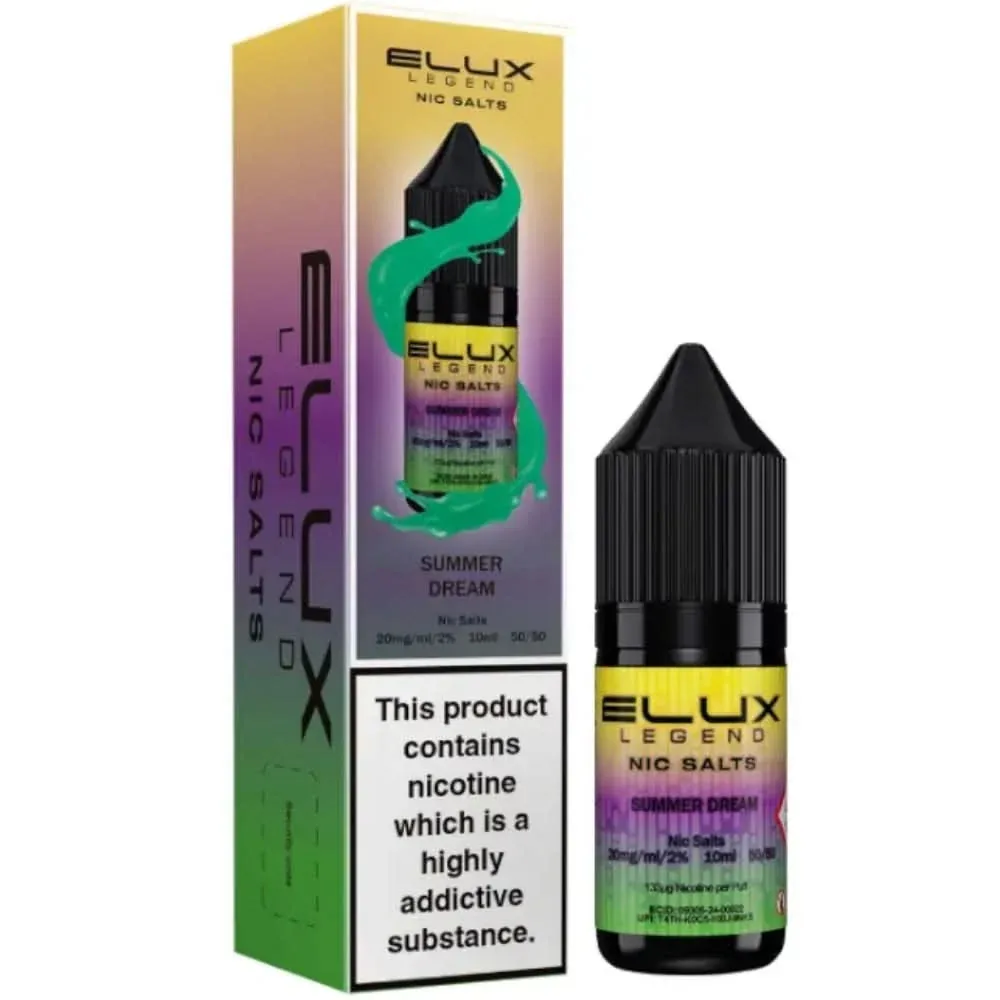 Summer Dream Nic Salt E-Liquid Legend Series by ELUX (10ml)