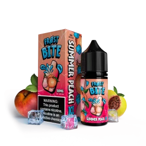 Summer Peach Ice Salt by Frost Bite – 30mL
