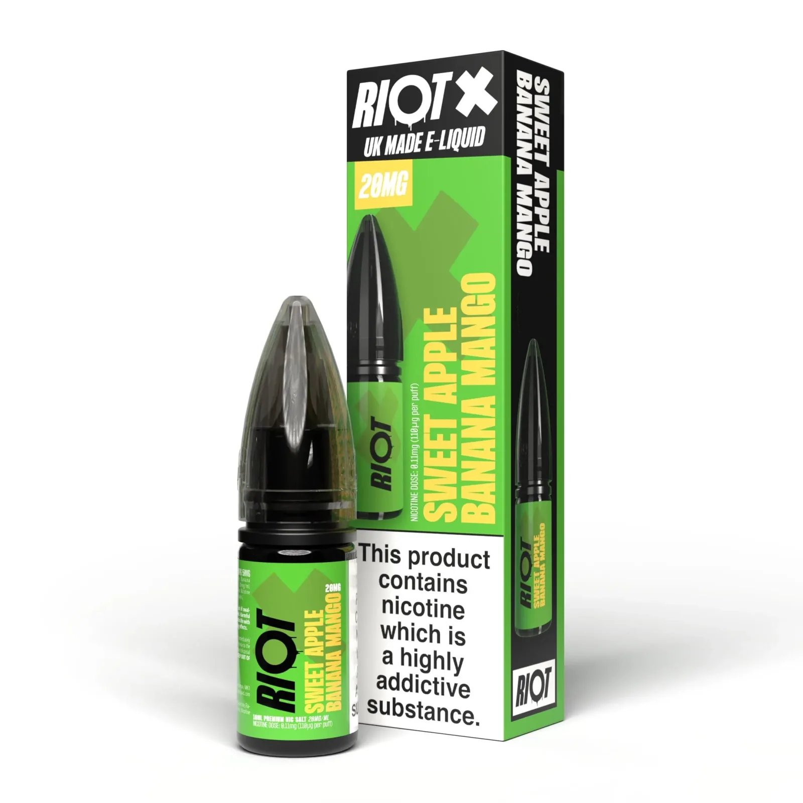 Sweet Apple Banana Mango Nic Salt By Riot X