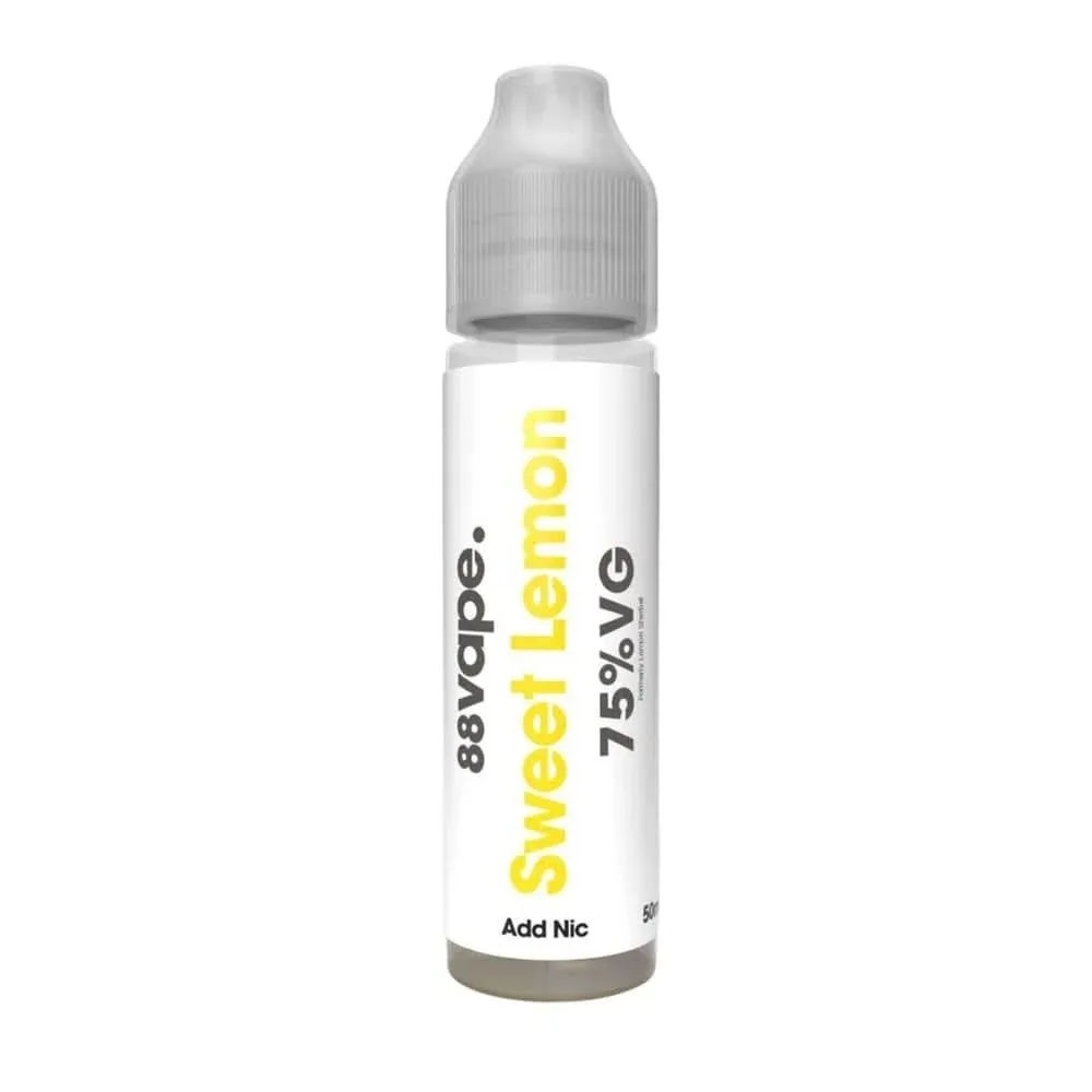 Sweet Lemon (Lemon Sherbet) Shortfill E-Liquid by 88vape (50ml) - Image 2