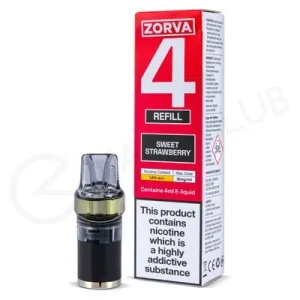 Sweet Strawberry Zorva 4 Prefilled Pods