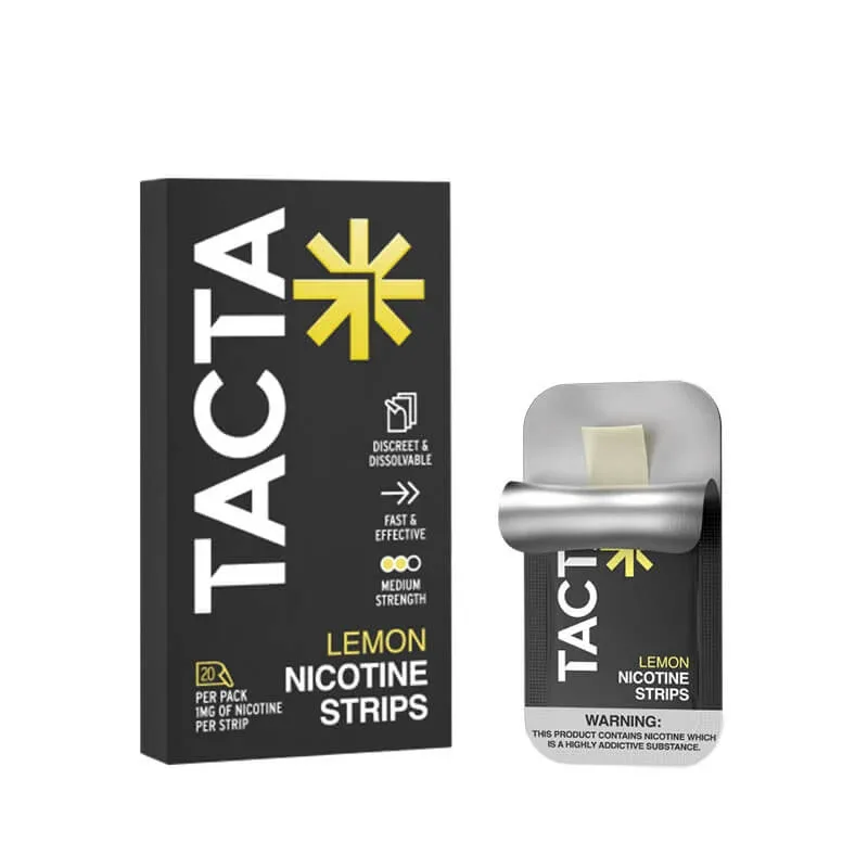 TACTA Lemon Nicotine Strips 1mg - 20pk