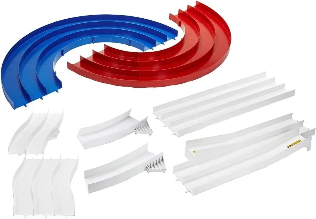 Tamiya Mini 4WD Circuit Japan Cup Junior Track Red Blue White 94892 - Image 2