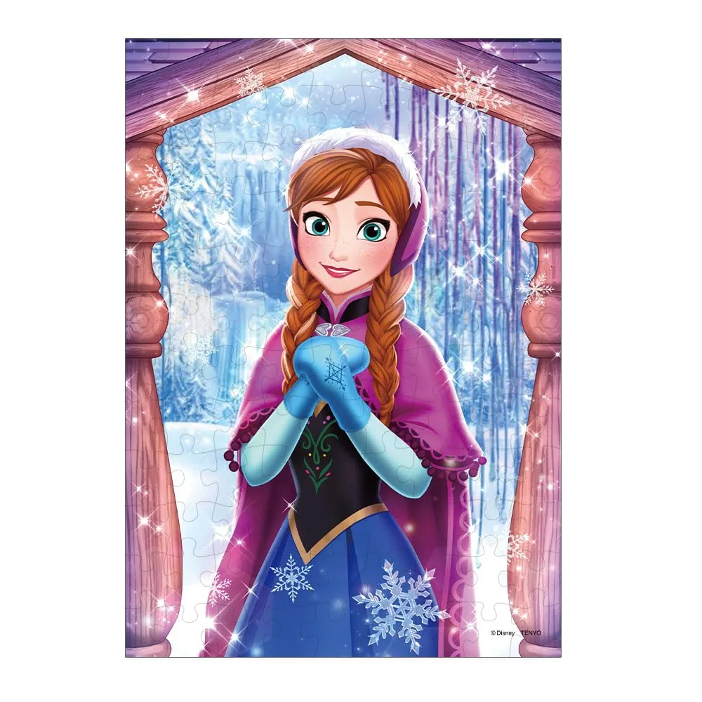 Tenyo Disney Princess Anna 108-Piece Jigsaw Puzzle with Glue and Spatula