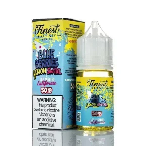 The Finest E-Liquid – Salt Nic Series – Blue Berries Lemon Swirl – 30ml (DISCONTINUED)