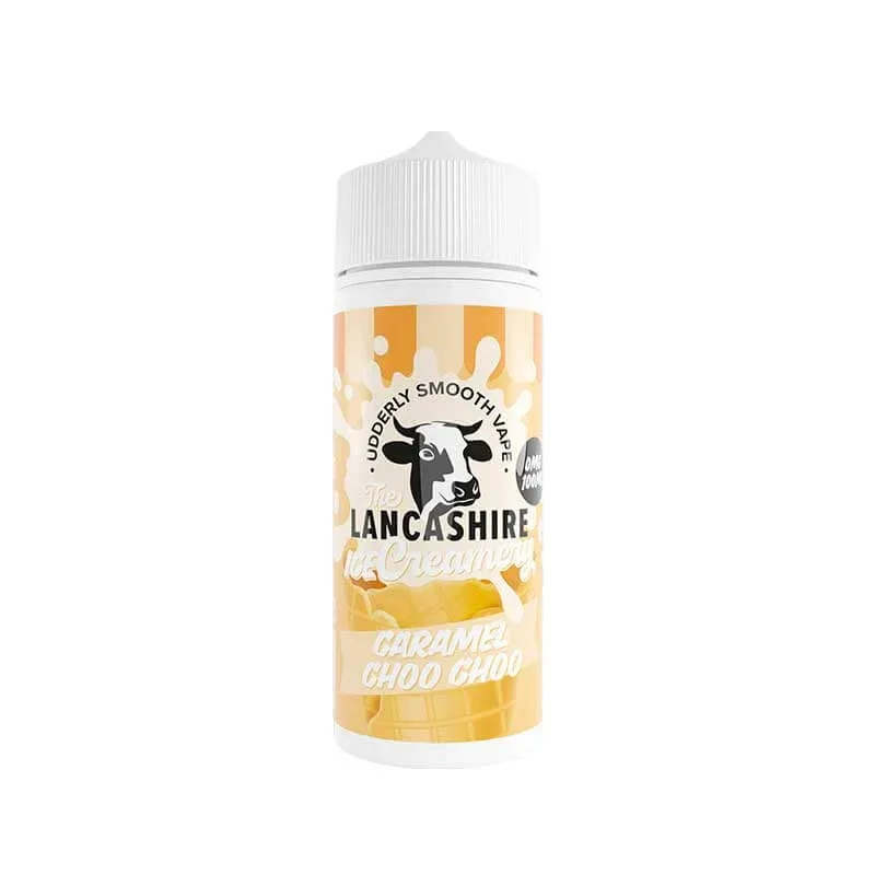 The Lancashire Creamery Ice Caramel Choo Choo 100ml Shortfill