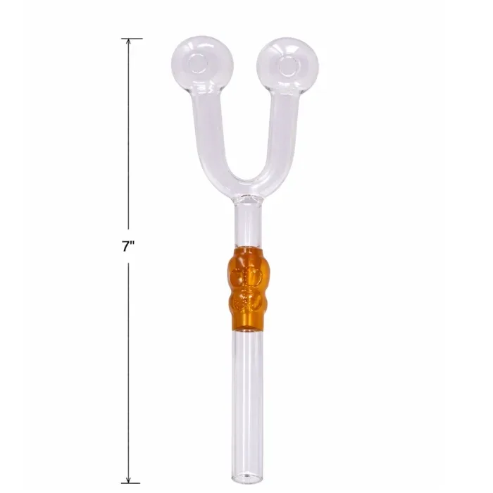 The Smoldering Skull - 7" Double Hole Oil Burner Pipe - Image 2