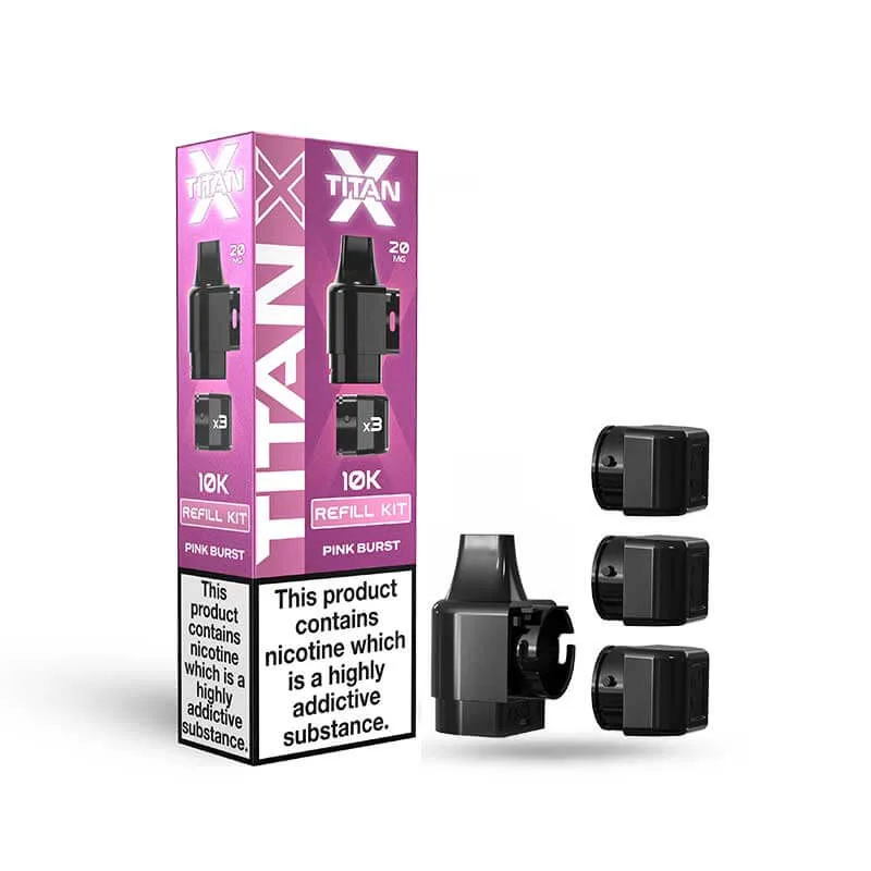 Titan X Pink Burst Prefilled Pod + Refills
