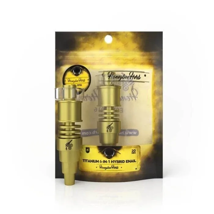 Titanium 6-In-1 Hybrid Enail by Honeybee Herb