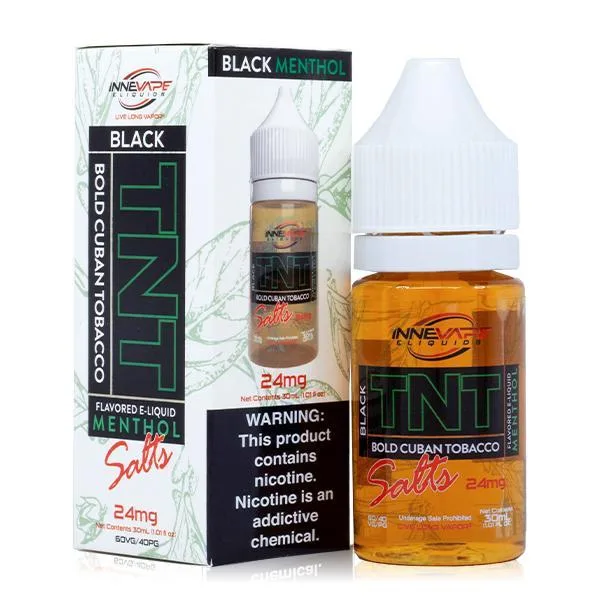 TNT Black Menthol Innevape TFN Salts 30mL