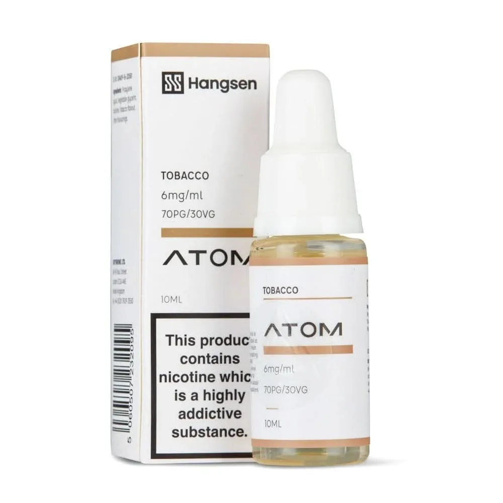 Tobacco E-Liquid Atom Series by Hangsen (10ml)