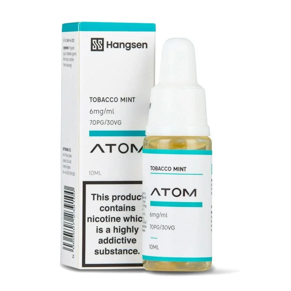 Tobacco Mint E-Liquid Atom Series by Hangsen (10ml)