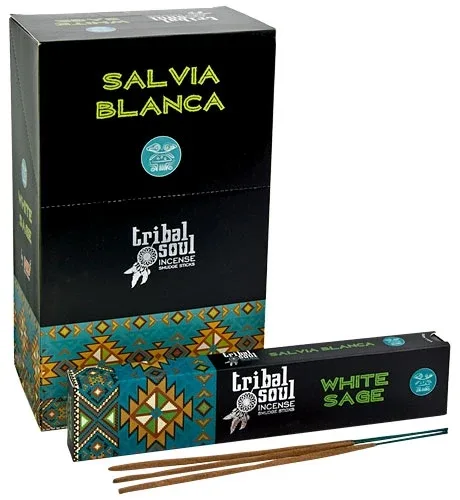 Tribal Soul - White Sage Incense Sticks - 15g