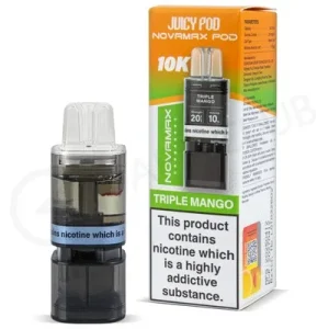 Triple Mango Juicy Pod Novamax 10K Refill Pack