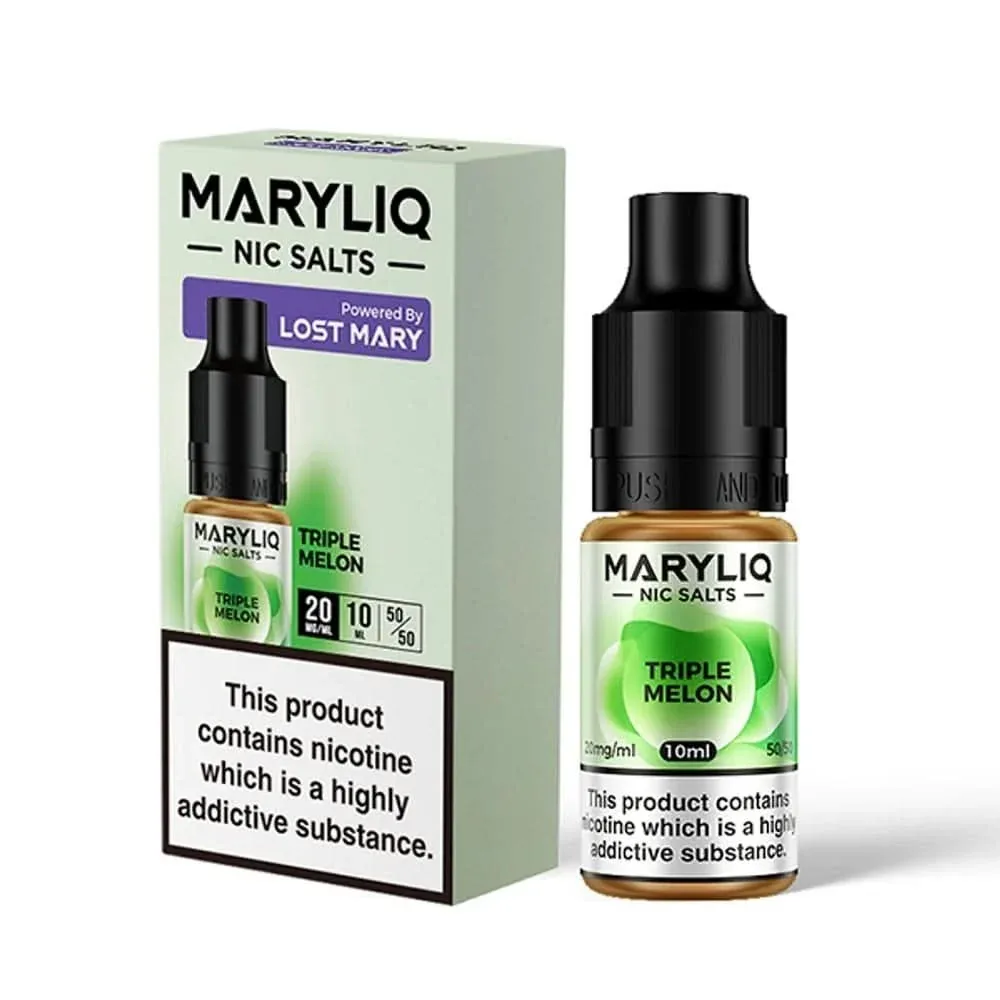 Triple Melon Nic Salt E-Liquid by Lost Mary Maryliq (10ml)