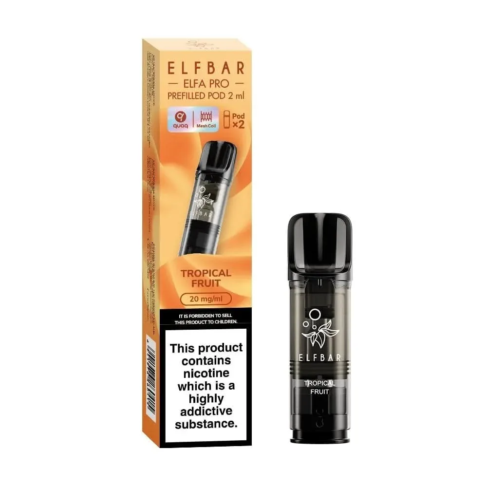 Tropical Fruit Prefilled Pods Elfa PRO Series by Elf Bar (2 x 2ml)
