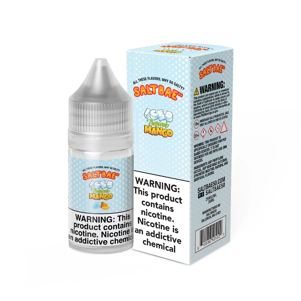 Tropical Mango Iced Salt Bae 50 Salts 30mL