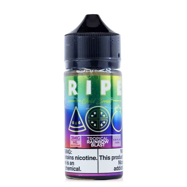 Tropical Rainbow Blast by Vape 100 Ripe Gold Collection 100mL
