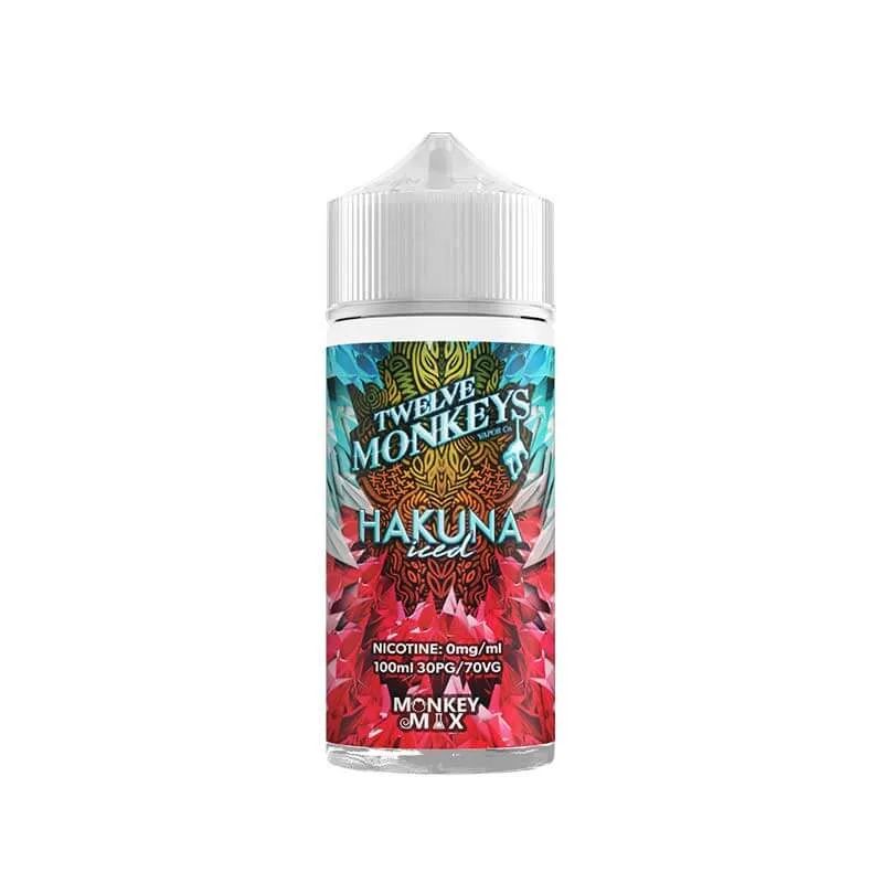 Twelve Monkeys Hakuna Iced Shorfill 100ml E-Liquid